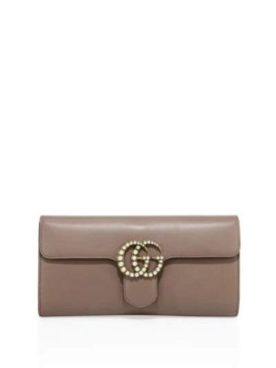 gucci gg marmont pearly leather clutch bag|gucci marmont suede bag.